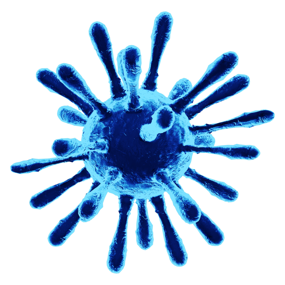 3d virus isolato png