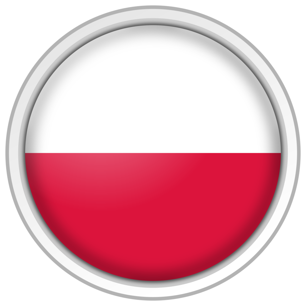 Poland circle flag png