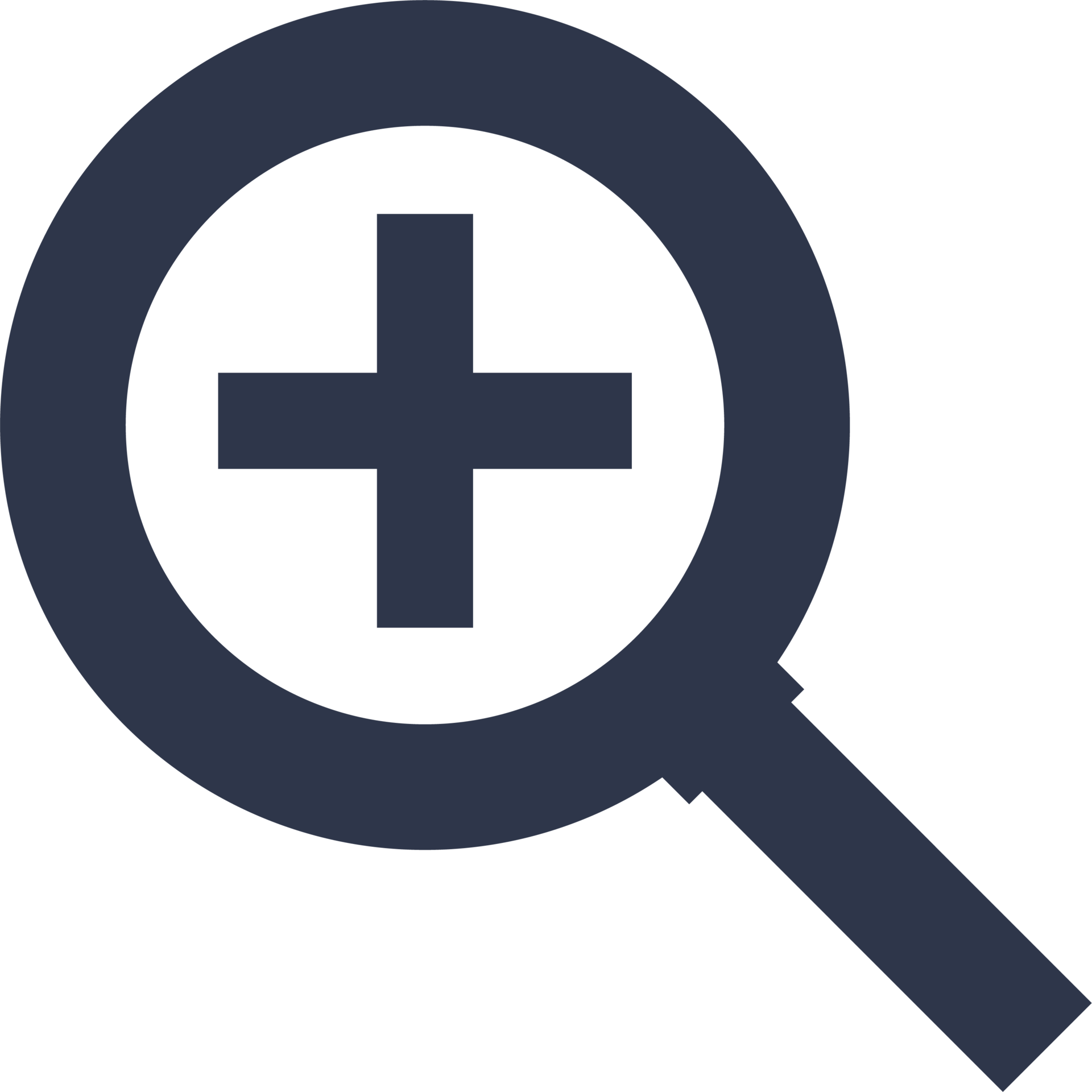 Zoom in icon with magnifying glass illustration. Magnifying glass