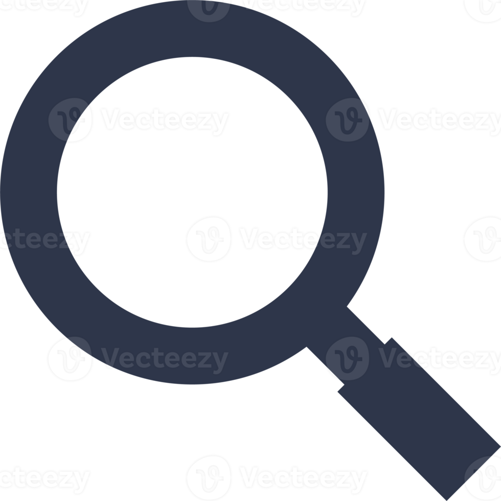 ricerca icona nel buio colori. ingrandimento bicchiere segni per ragnatela o mobile interfaccia. png