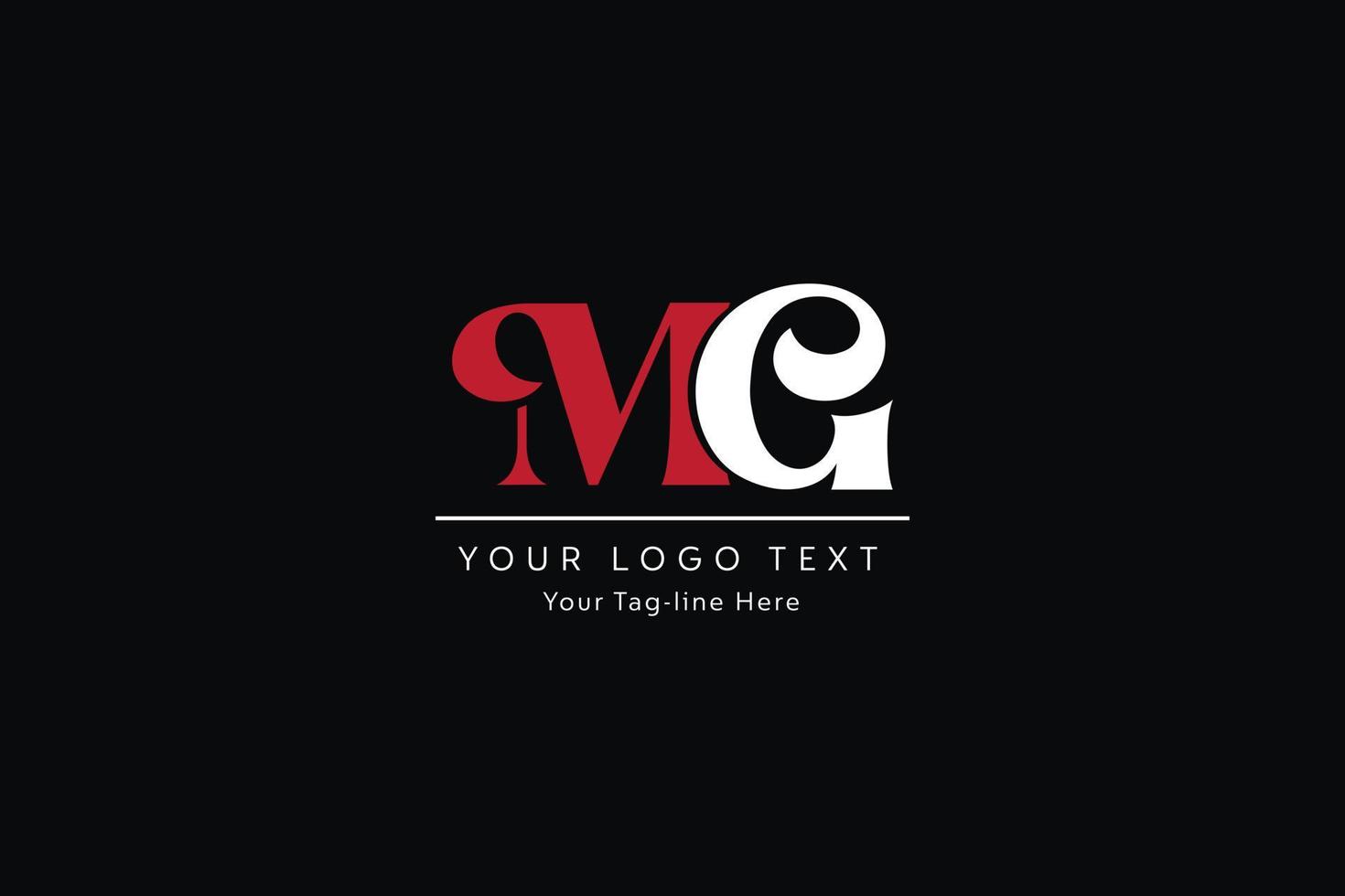 MG Letter Logo Design. Creative Modern G M Letters icon vector Illustration.