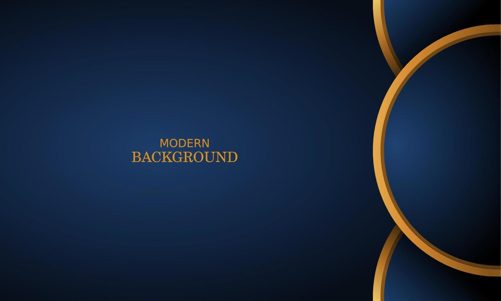 dark blue luxury premium background and gold line. vector