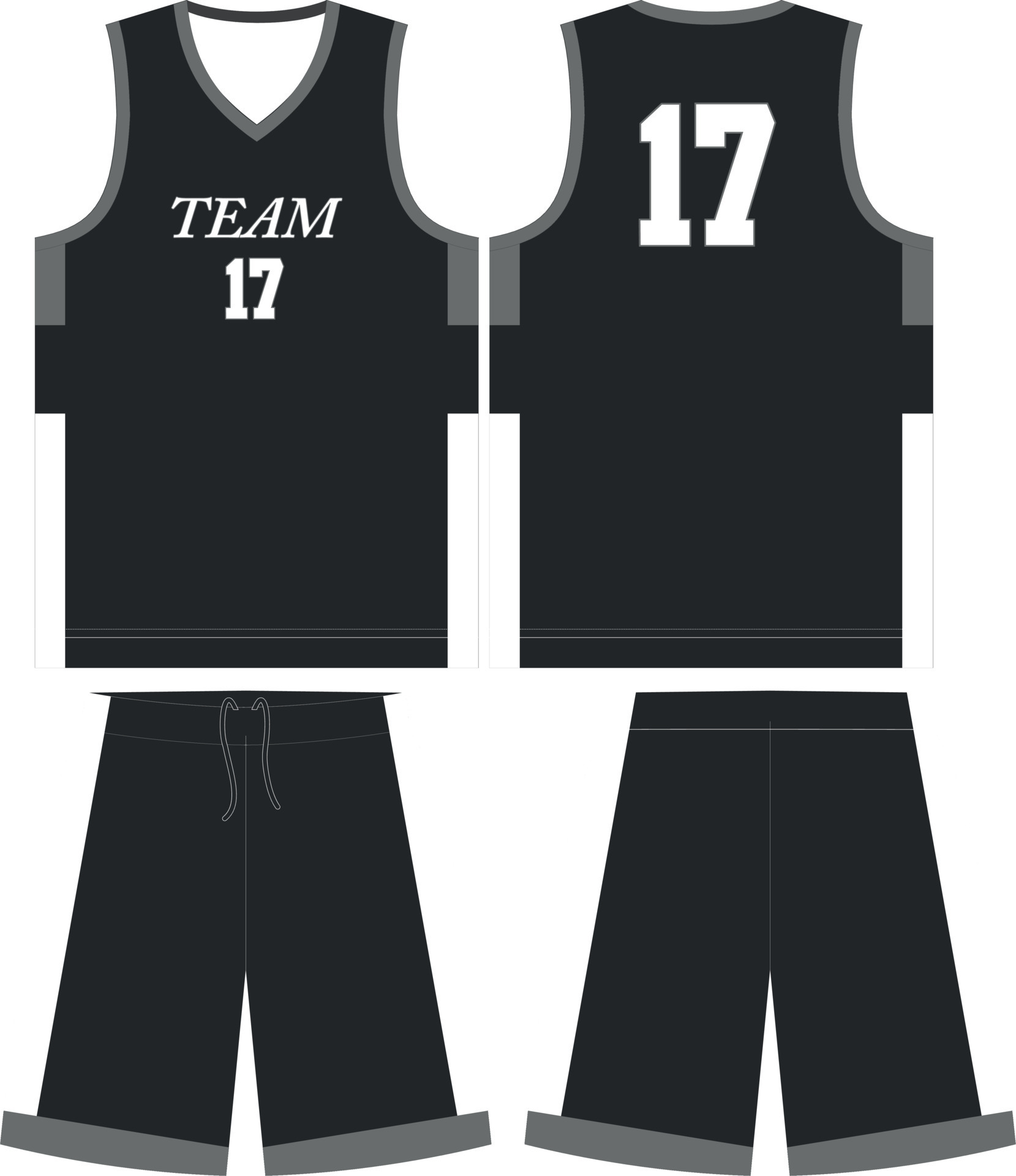 Basketball uniform design template. Abstract pattern background for