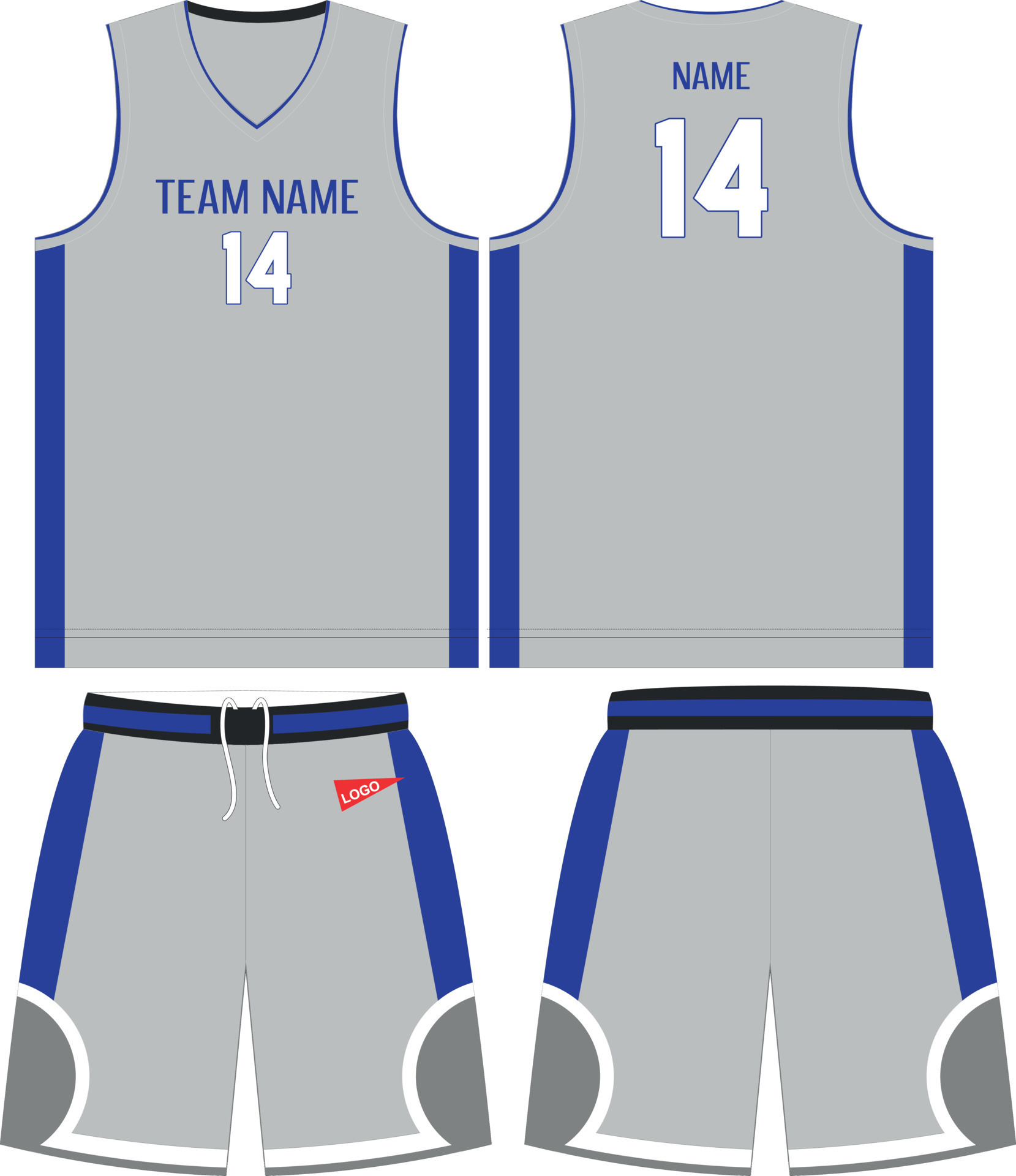 Premium Vector  Jersey number basketball team name printable text effect  editable vector 14 jersey number