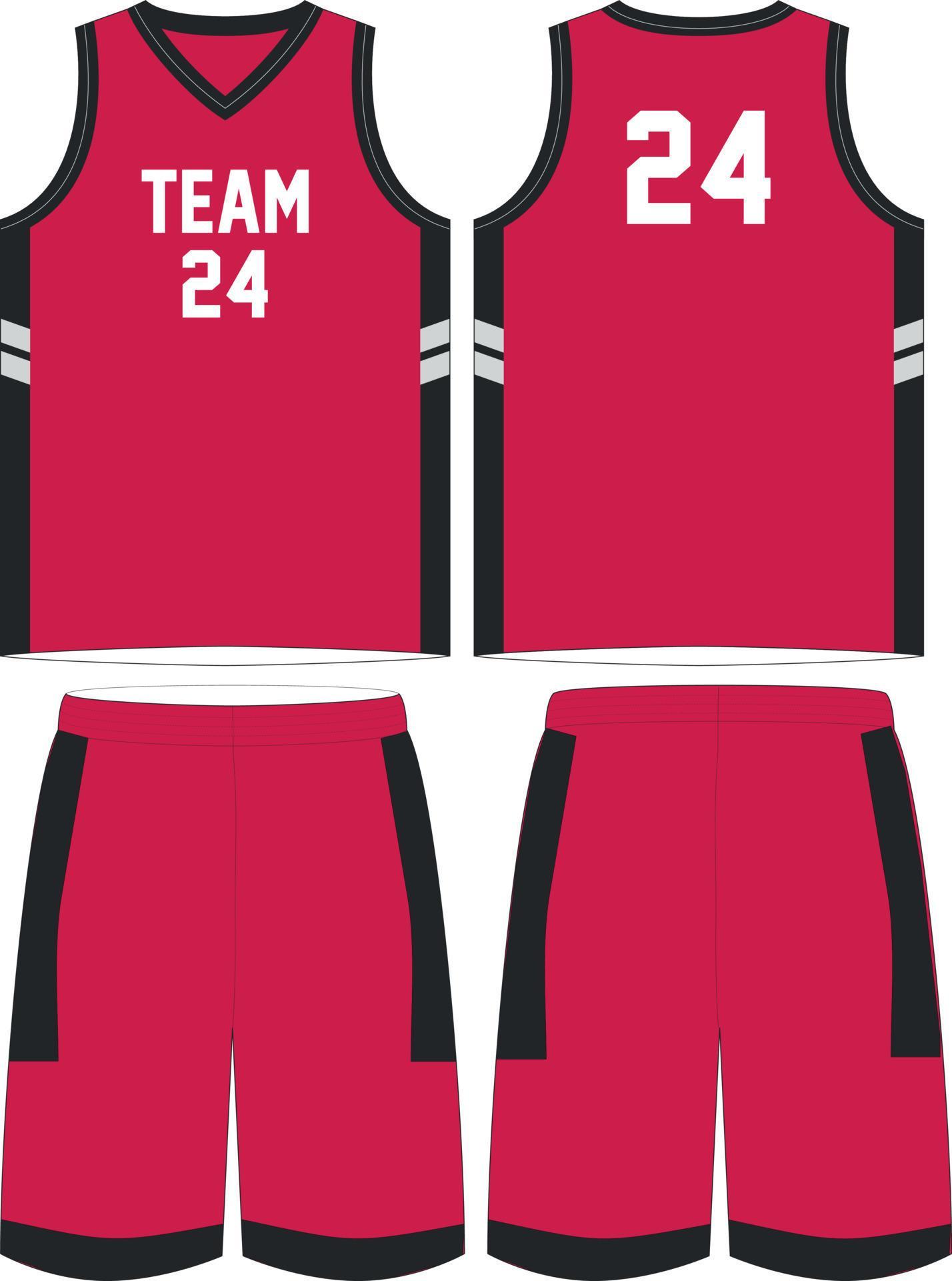 Basketball uniform design template. Abstract pattern background for