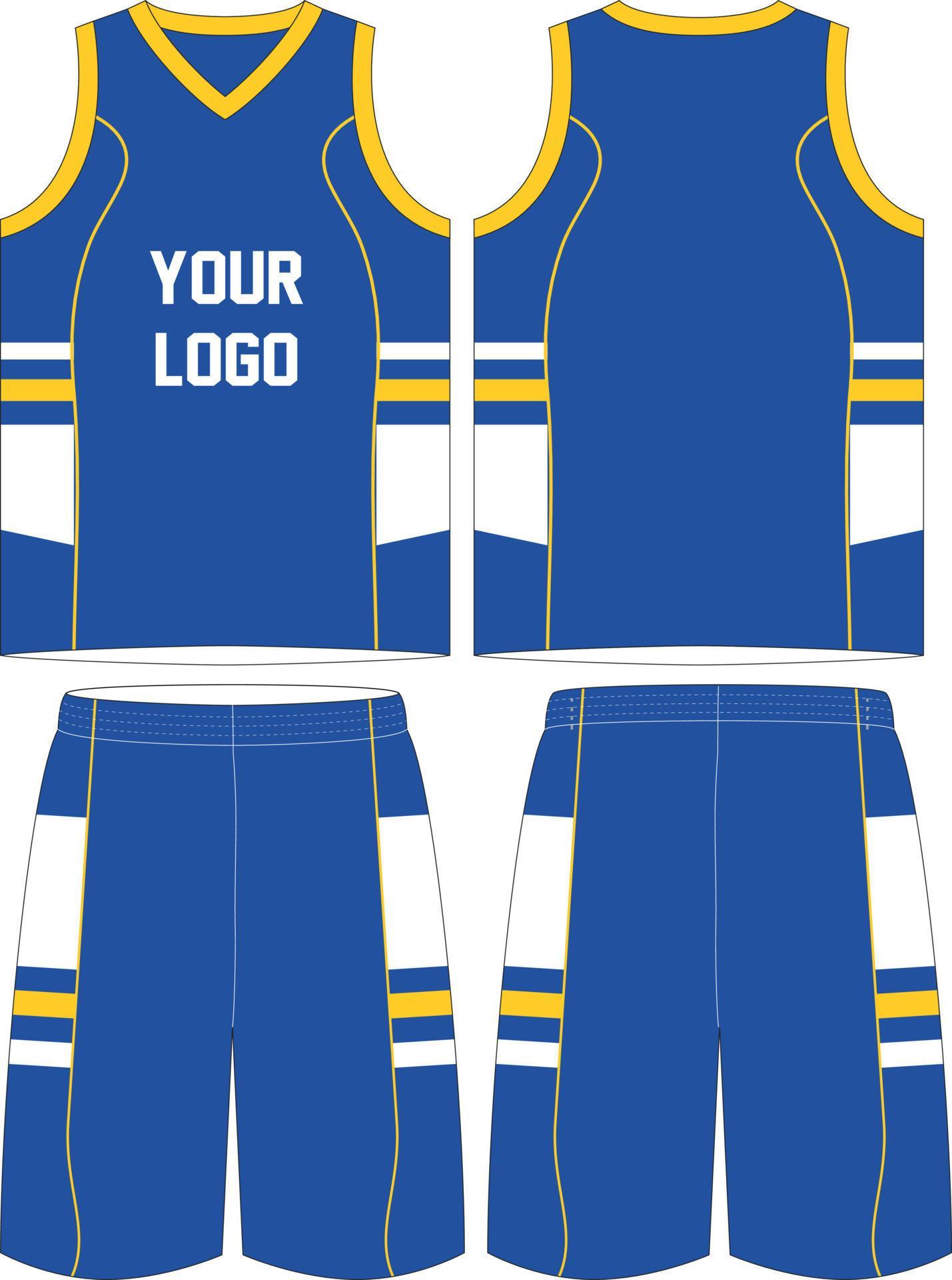 Basketball uniform design template. Abstract pattern background for