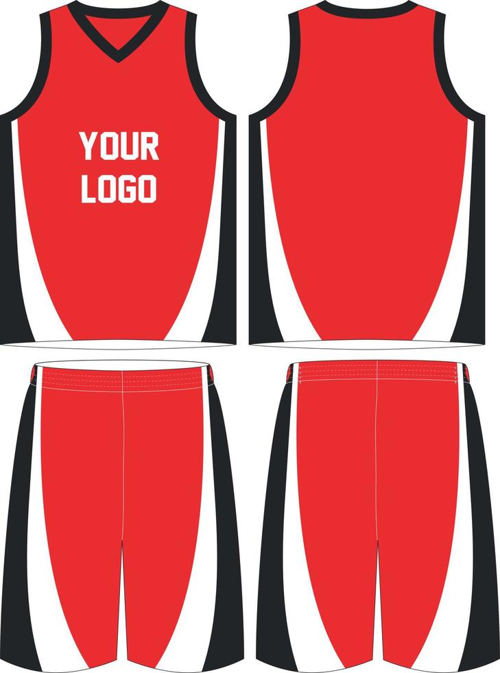 plantilla de diseño de uniforme de baloncesto. patrón abstracto fondo para baloncesto uniforme baloncesto sublimación bicicleta e-sport baloncesto fútbol tela patrón deporte fondo vector