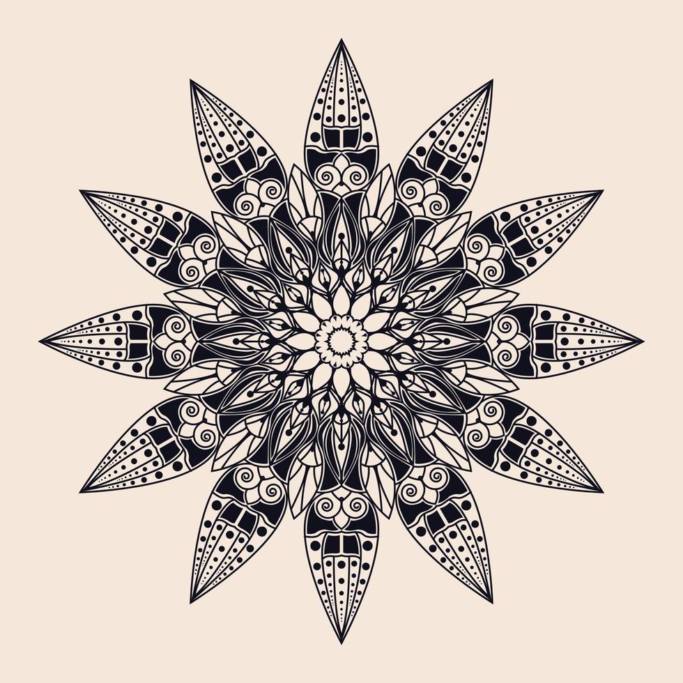 Mandala Art Design vector