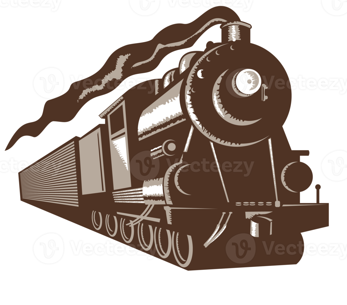 vintage steam train locomotive png