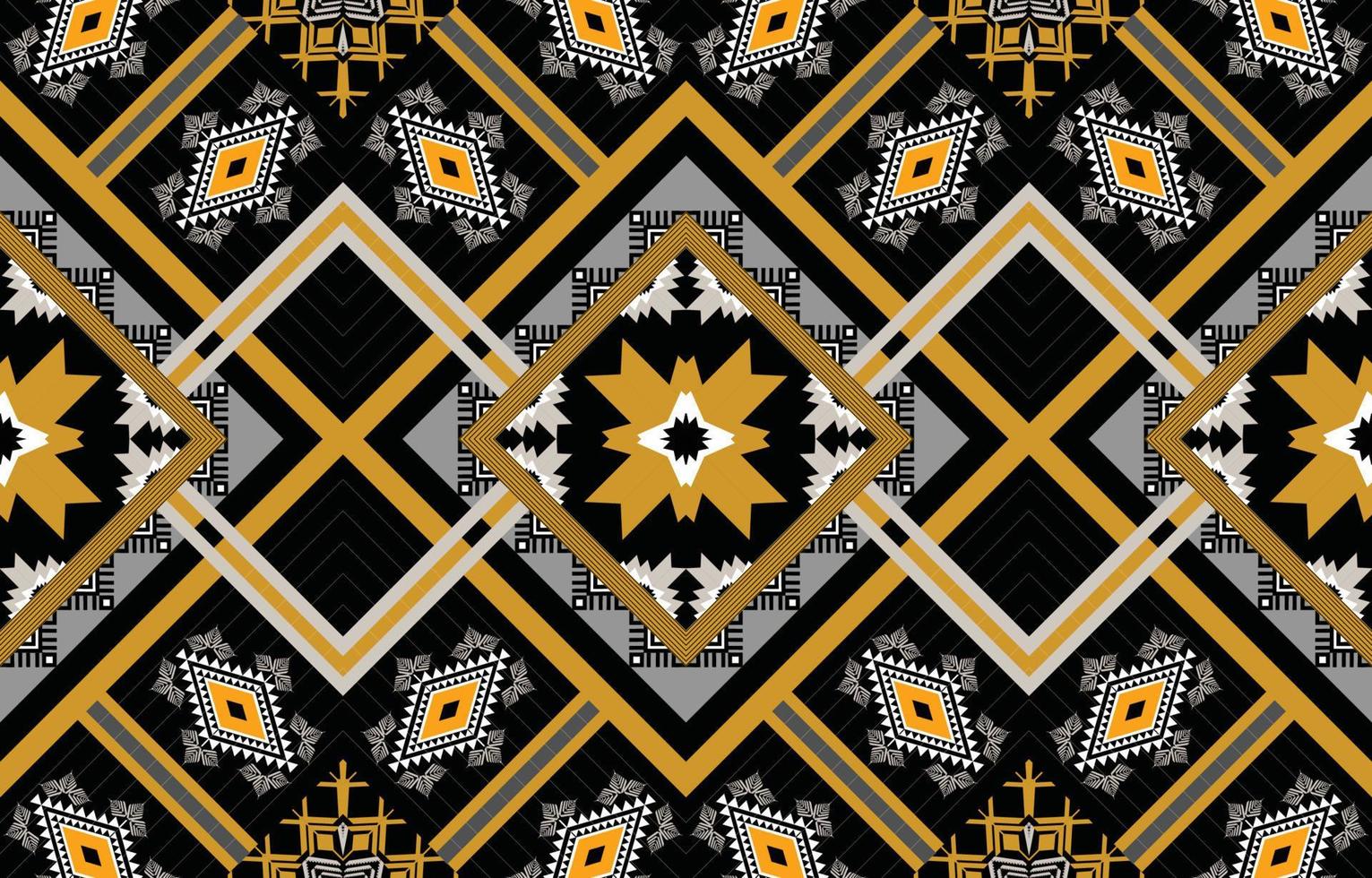 Geometric ethnic American, western, Aztec motif pattern style. seamless pattern design for fabric, curtain, background, sarong, wallpaper, clothing, wrapping, Batik, tile,interior.Vector illustration. vector