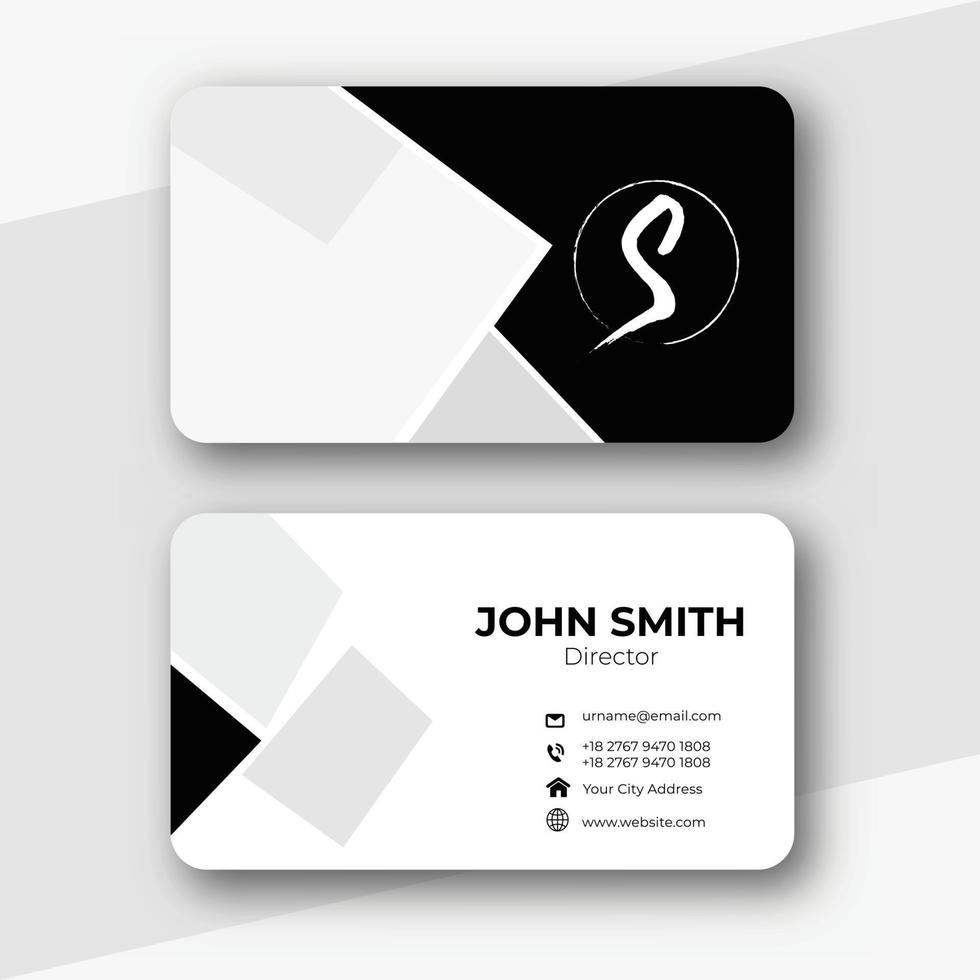 company business card vector design