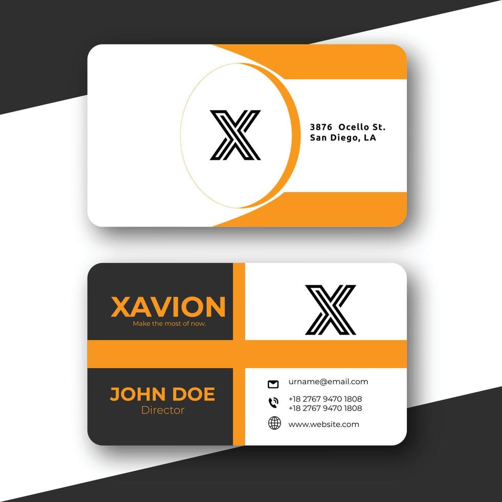 company beautiful business card template design vector