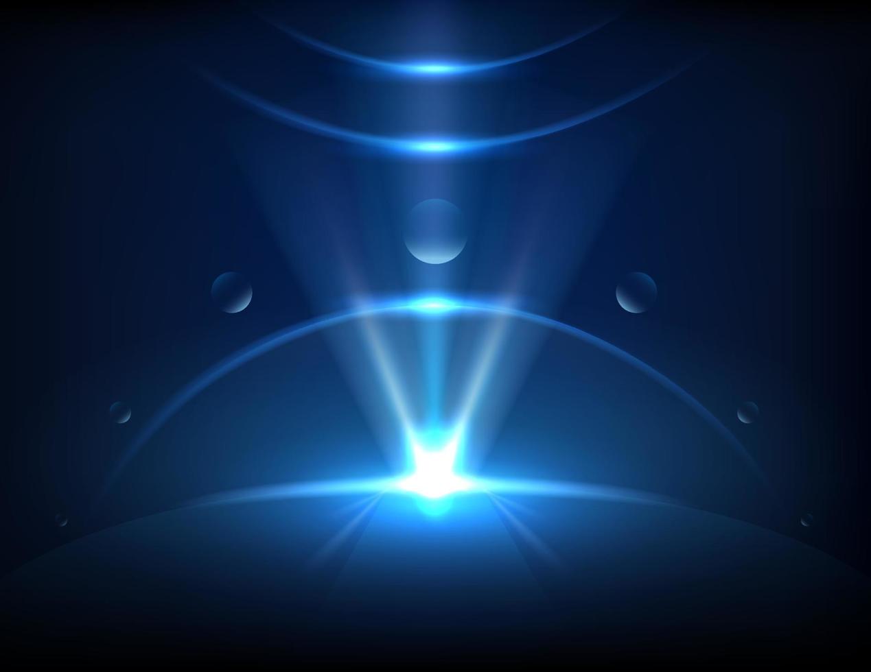 Abstract blue light effect with vector illustration 13762685