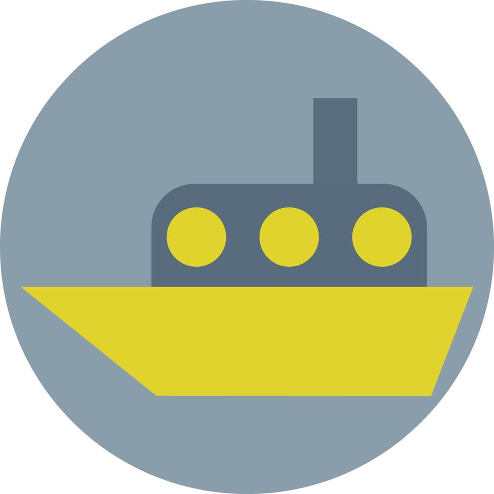 barco de viaje, ilustración, sobre un fondo blanco. vector