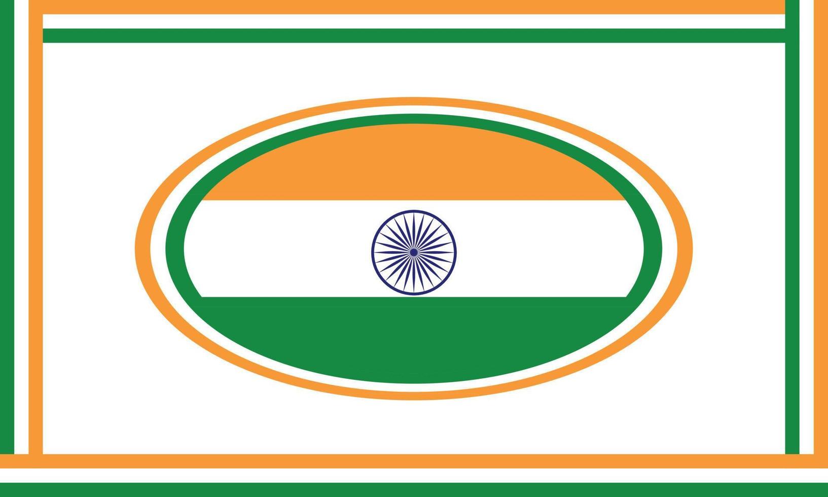 bandera de la india vector