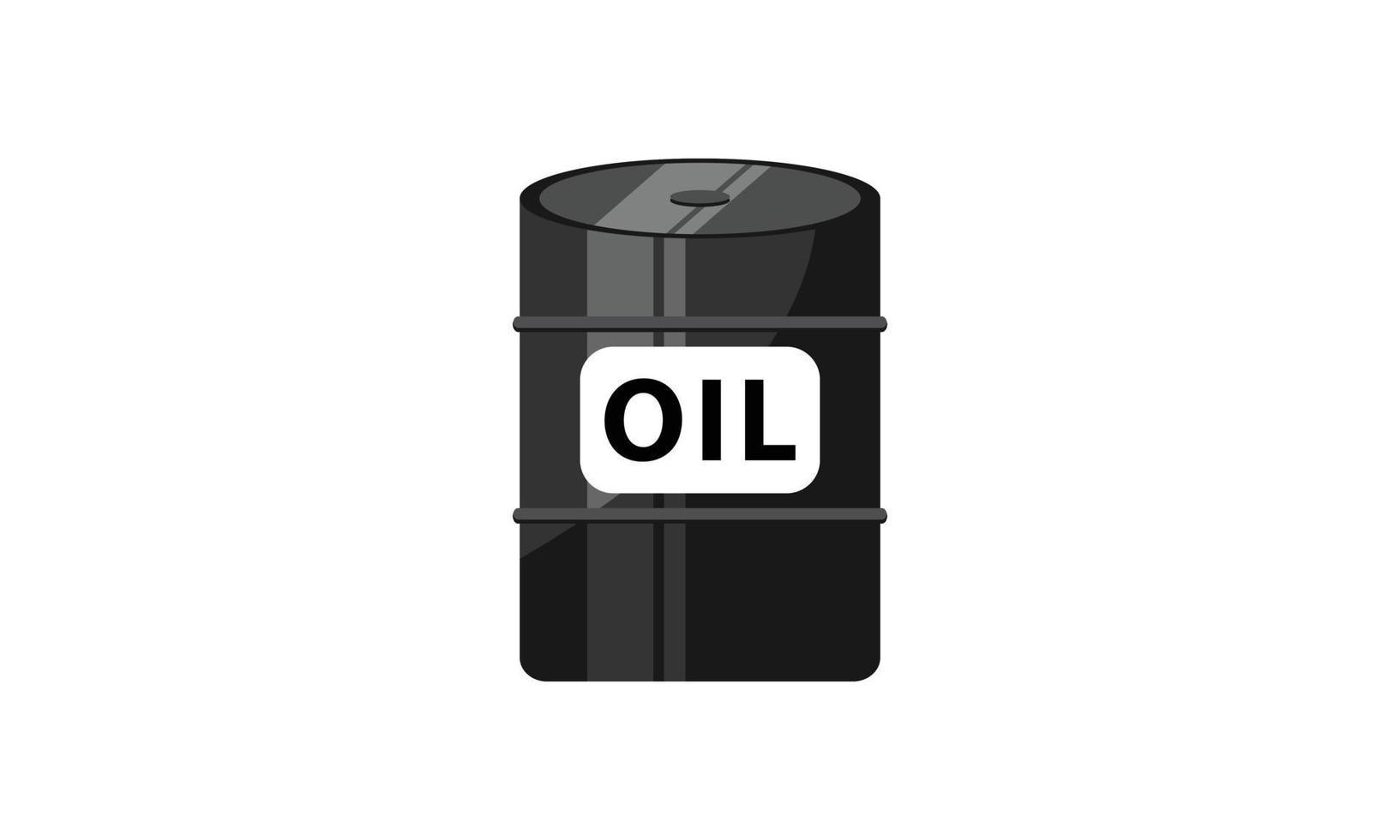 arte de vector de aceite de barril de petróleo