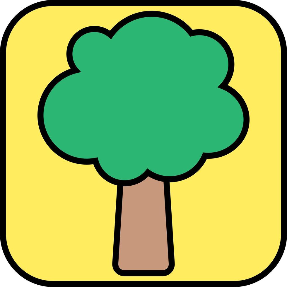 árbol de la agricultura, ilustración, vector, sobre un fondo blanco. vector