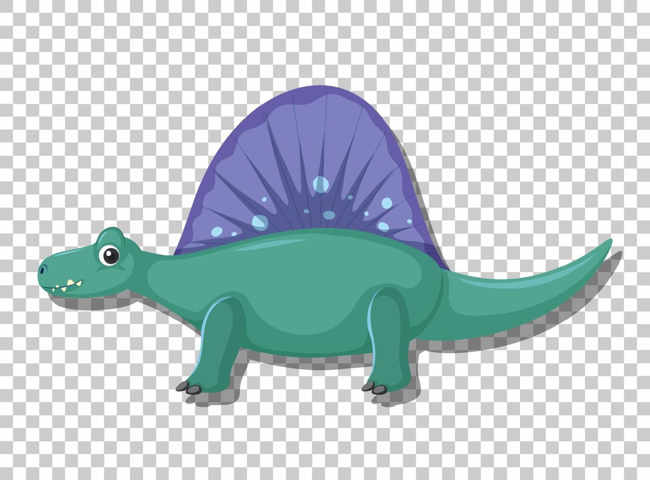 Cute spinosaurus dinosaur isolated vector