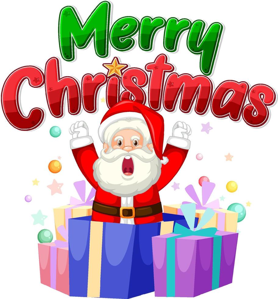 Merry Christmas sign icon cartoon vector