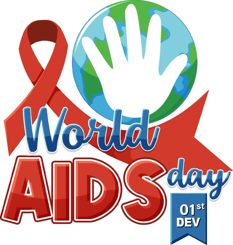 World AIDS Day Poster Design vector