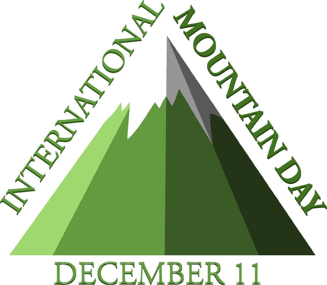International Mountain Day Poster Template 13763745 Vector Art at Vecteezy