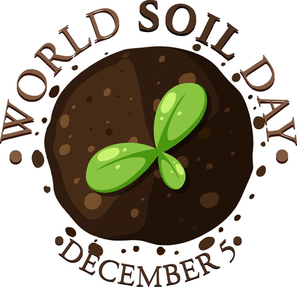 World Soil Day Banner Design vector