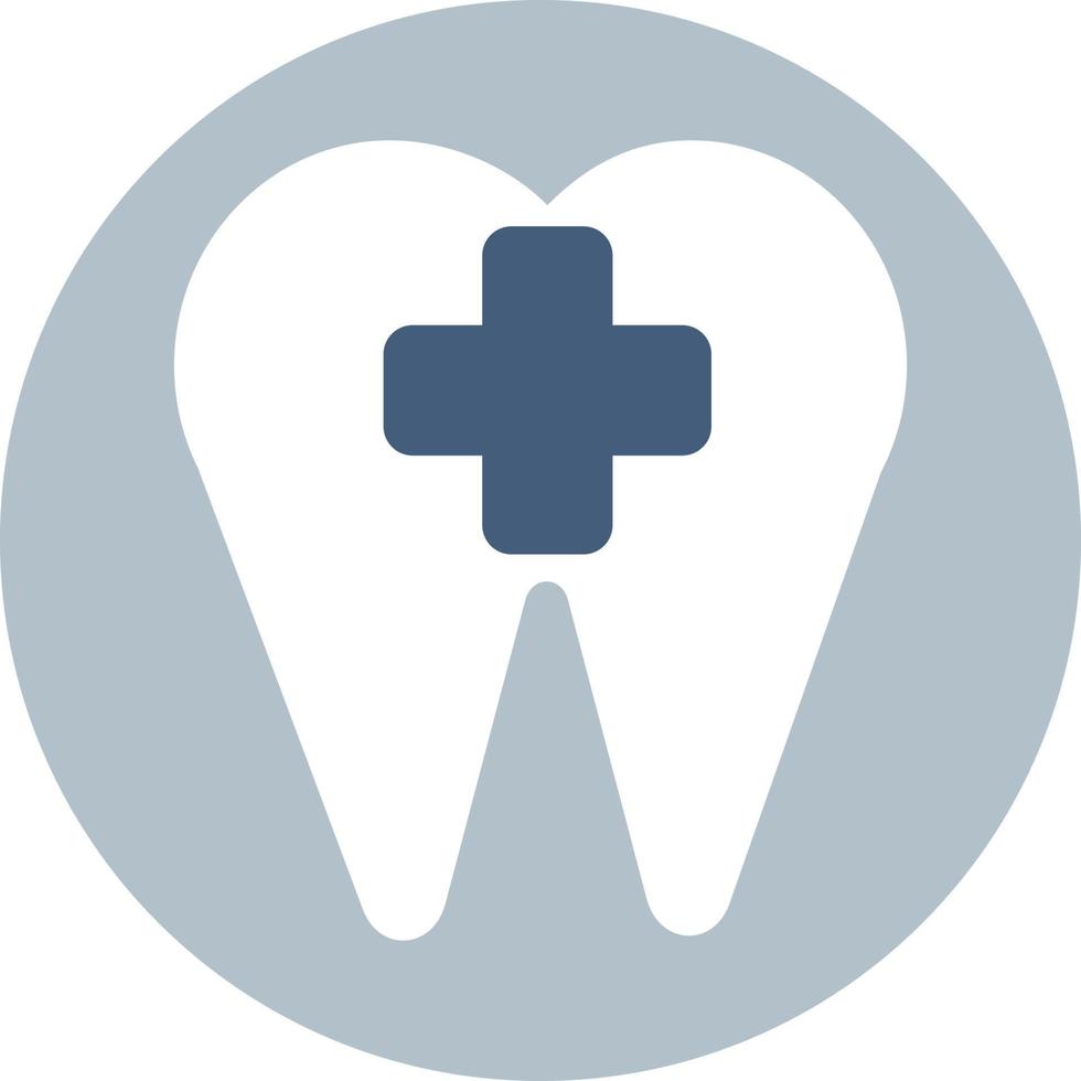 Medical tooth, illustration, vector, on a white background. vector