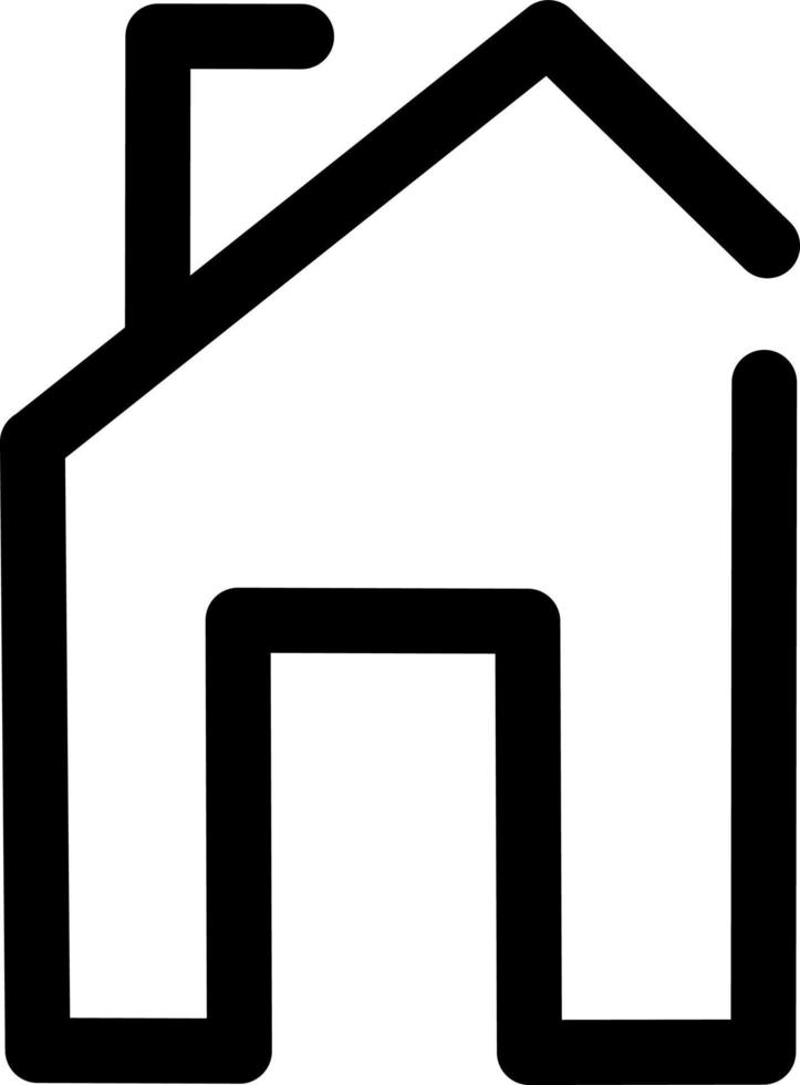 Small cottage, icon illustration, vector on white background