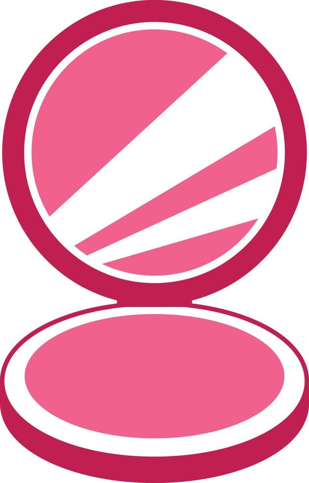 Pink blush, illustration, vector on white background.