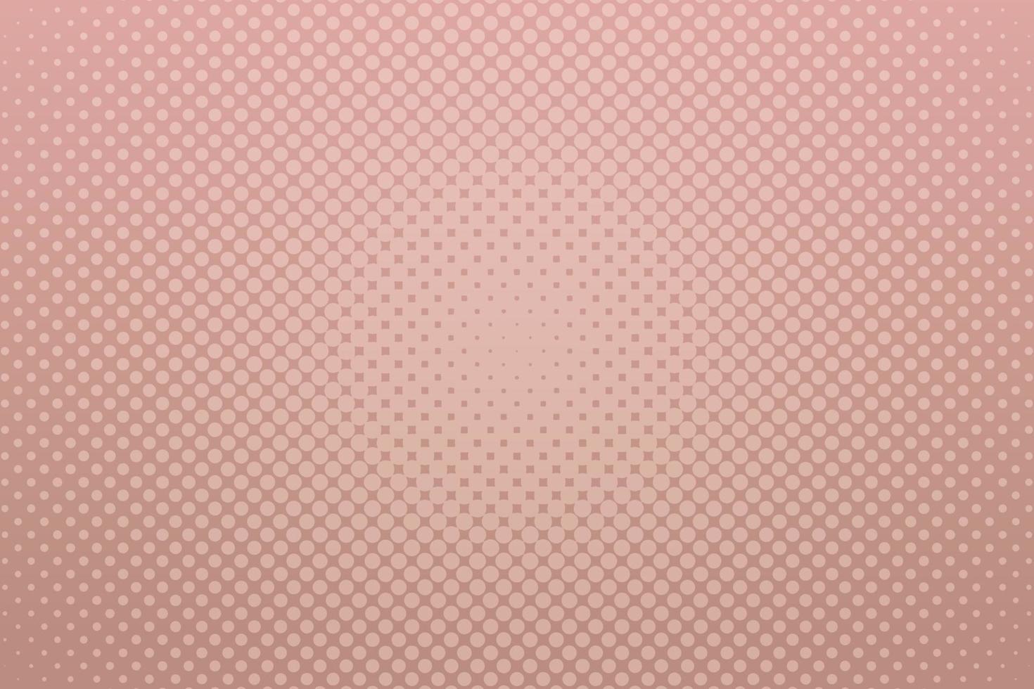 Pink pop art background with halftone dots in retro comic style. Vector illustration.