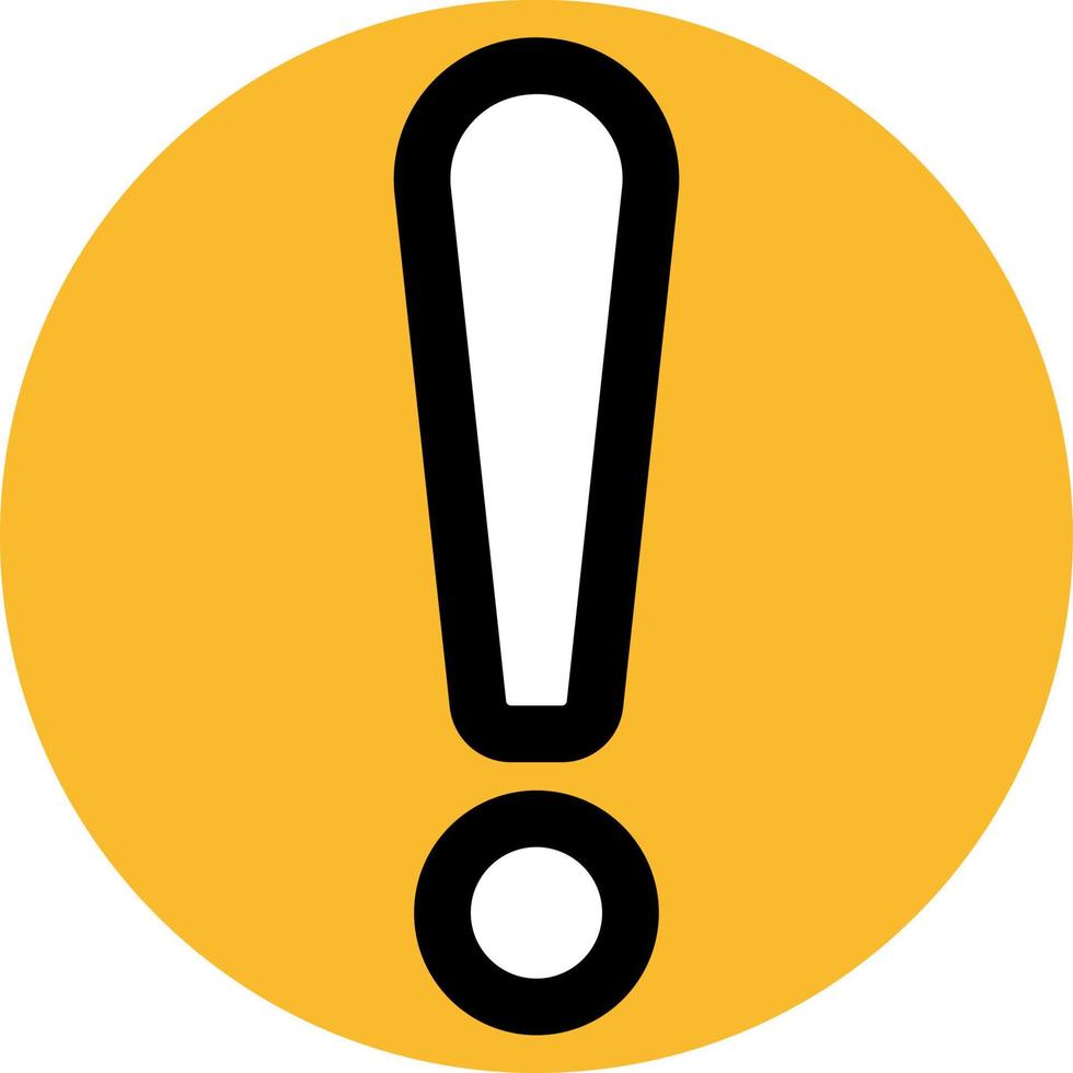 Error icon, illustration, vector on a white background.