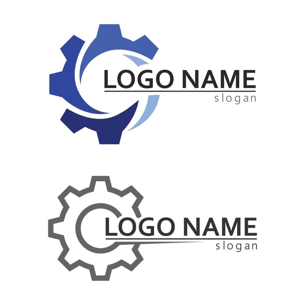Gear Logo Template vector icon