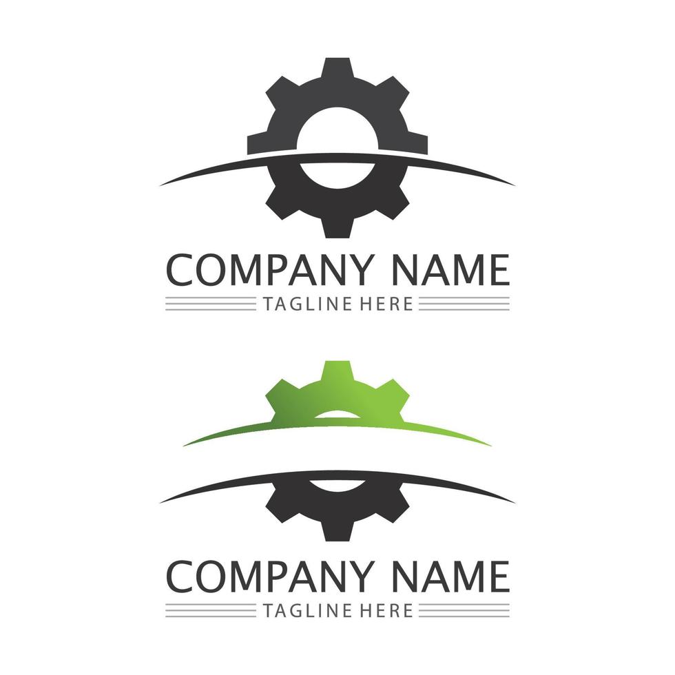 Gear Logo Template vector icon