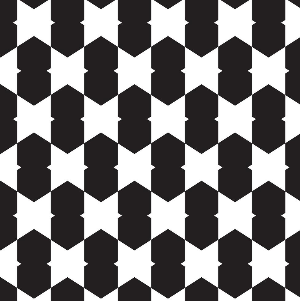 patrón abstracto patrón de borde de fondo rayas cuadradas negras, grises y blancas sin costuras. hermosa tela de patrón de laberinto geométrico. vector