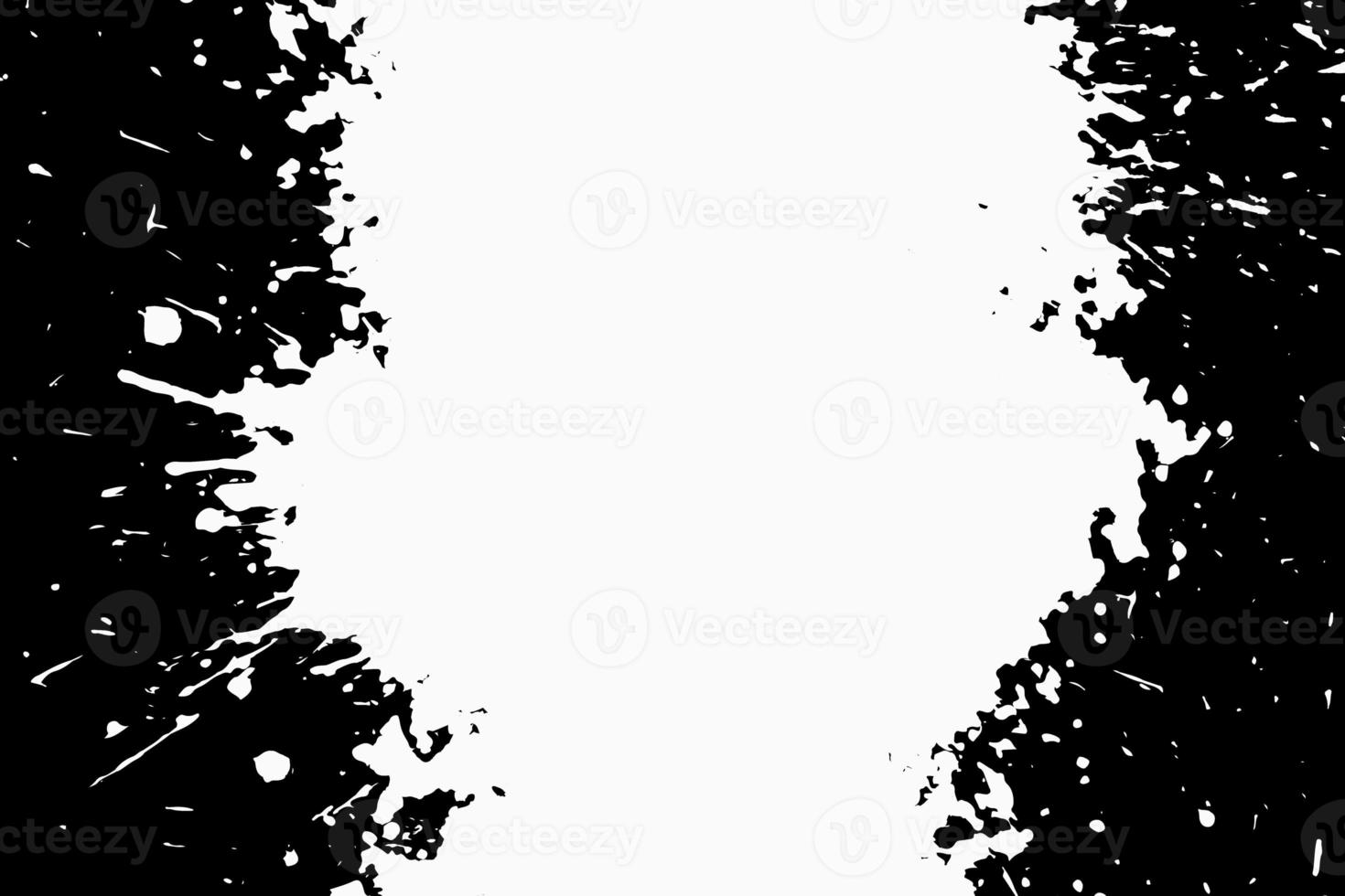 black and white brush texture background.Abstract brushstroke background, flat shapes .on a concrete wall photo