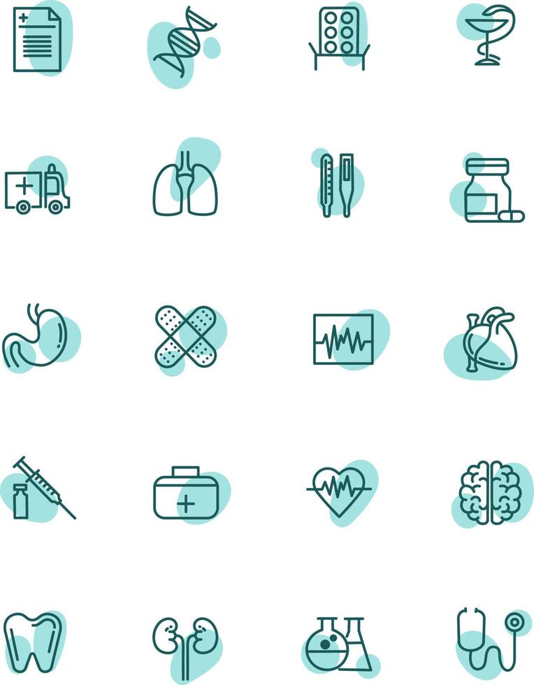Medical care, illustration, vector on a white background.