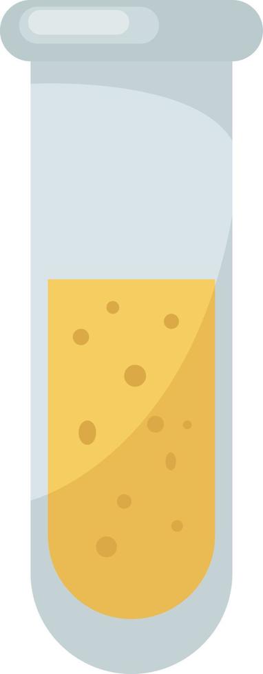 Chemistry test tube , illustration, vector on white background