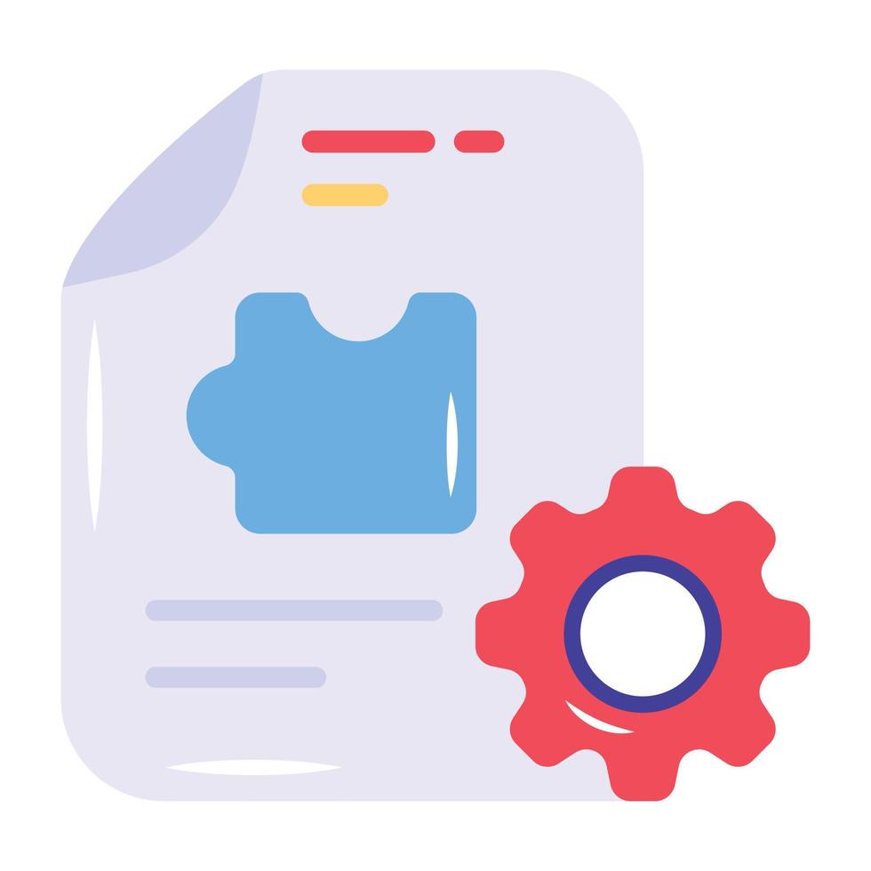 Project launch flat icon with scalability vector