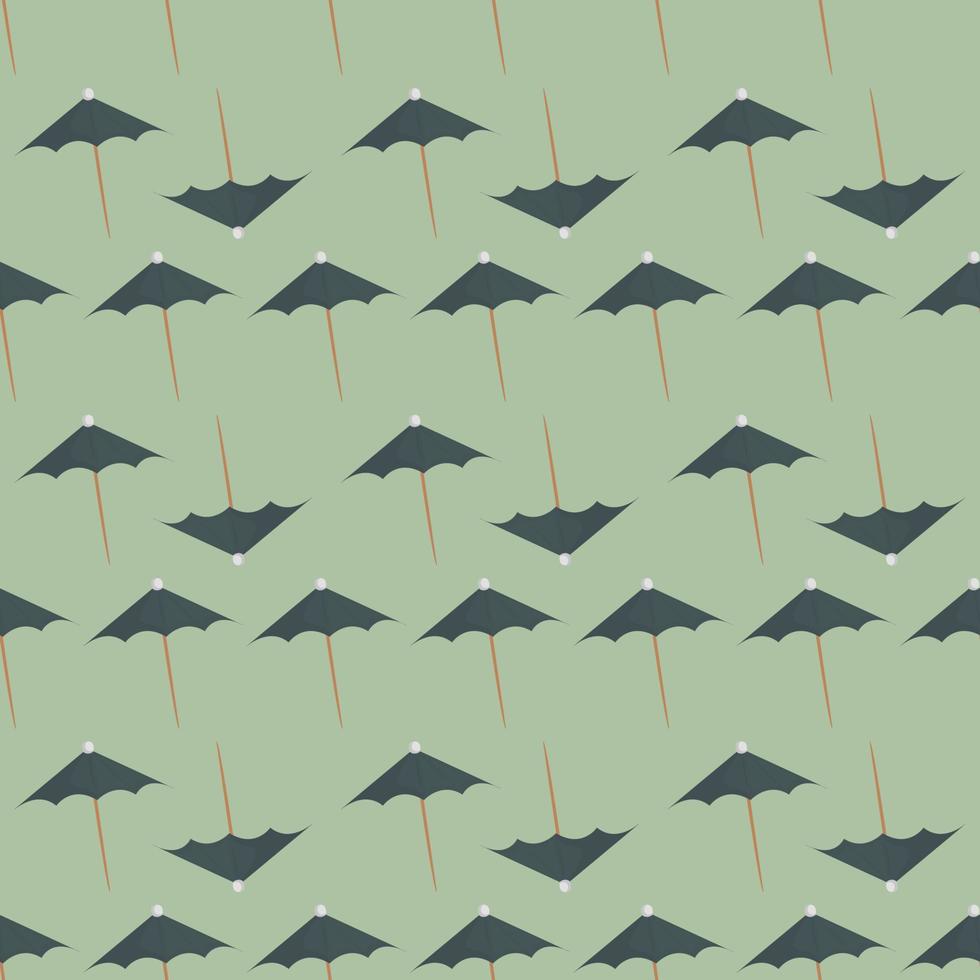 Umbrella pattern, illustration, vector on white background