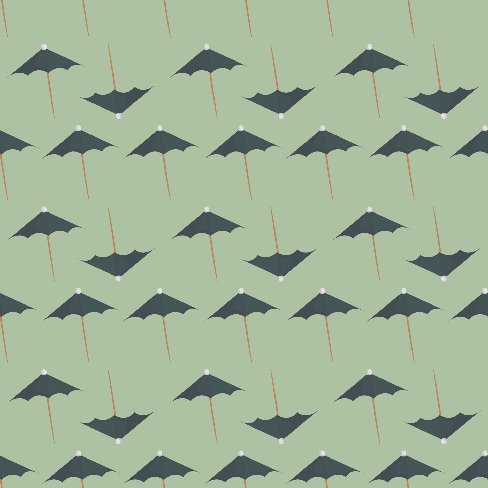 Umbrella pattern, illustration, vector on white background 13765748