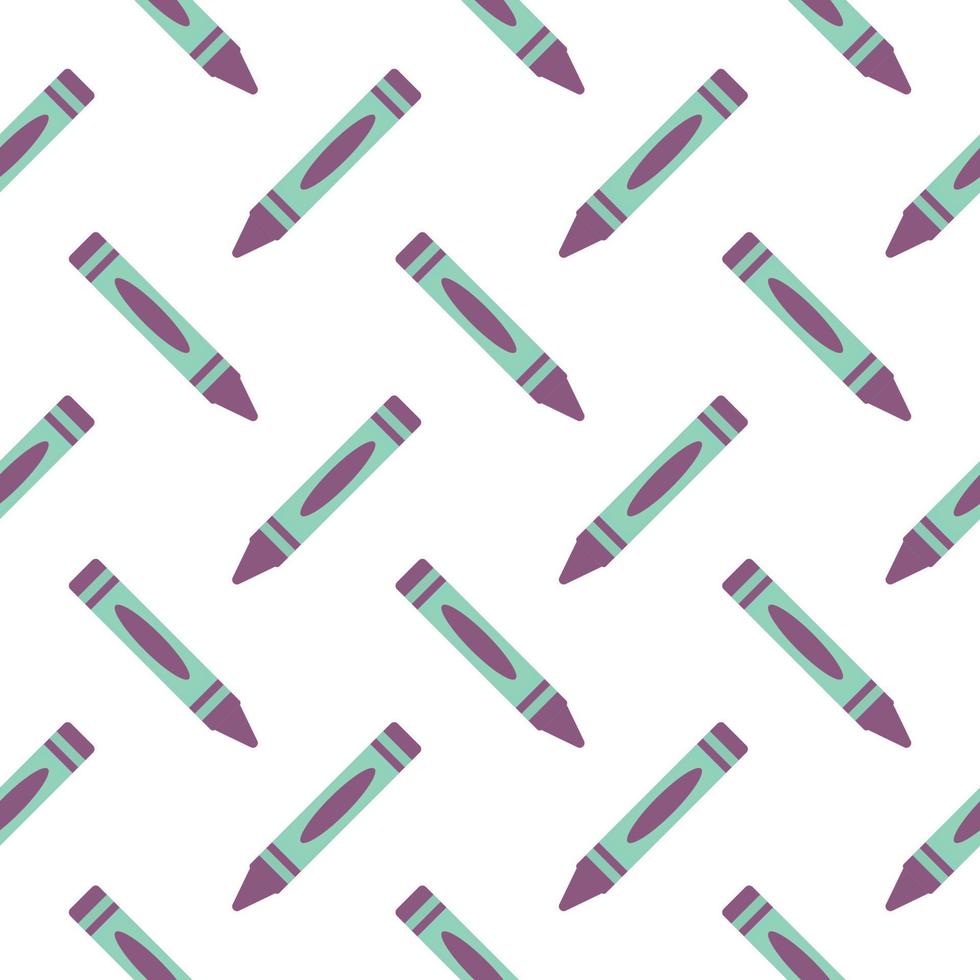 Violet oil pencil ,seamless pattern on white background. vector