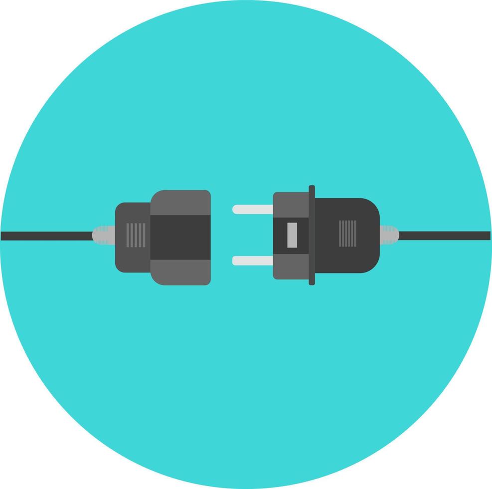 Plug and socket ,illustration, vector on white background. 13765775