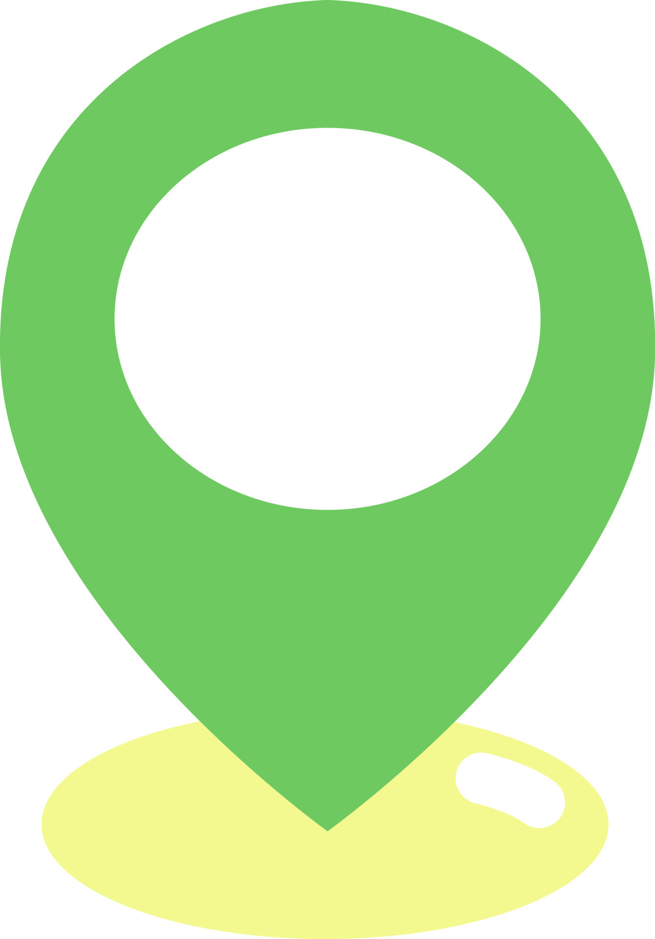 marca de ubicación verde, ilustración, vector, sobre un fondo blanco