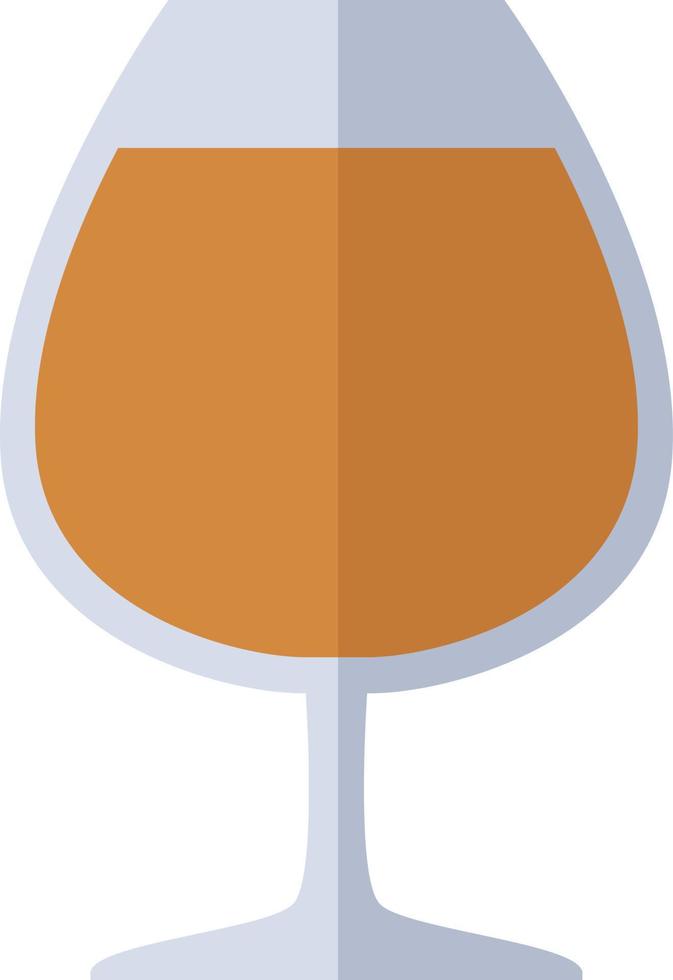 Stong cognac, illustration, vector on white background.