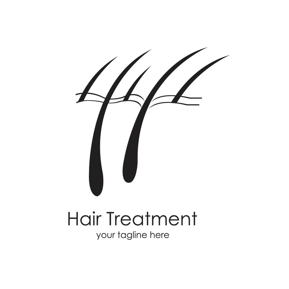 Hair treatments vector icon Illustration design template.