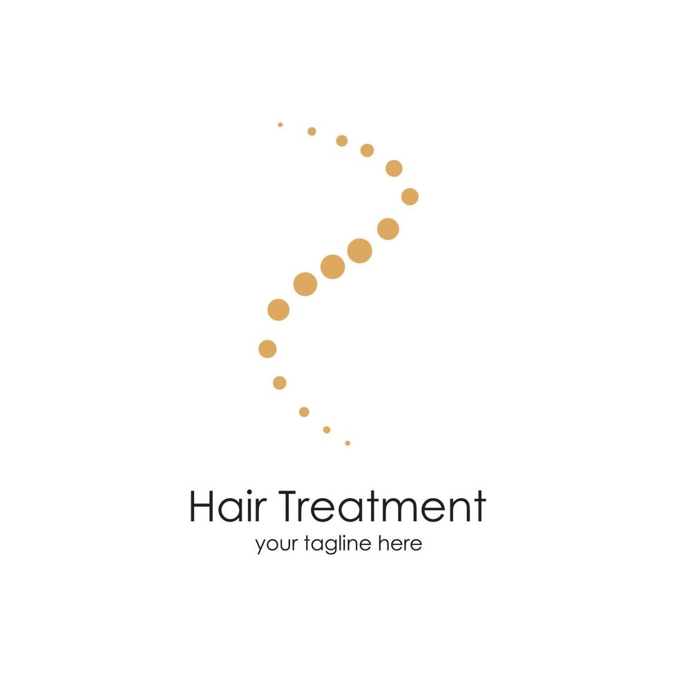 Hair treatments vector icon Illustration design template.