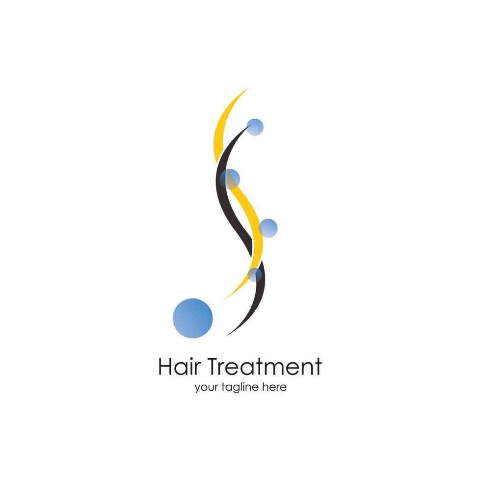 Hair treatments vector icon Illustration design template.