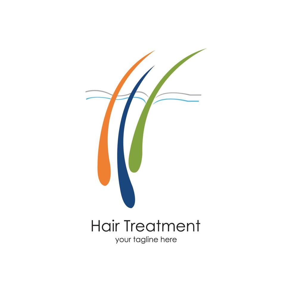 Hair treatments vector icon Illustration design template.