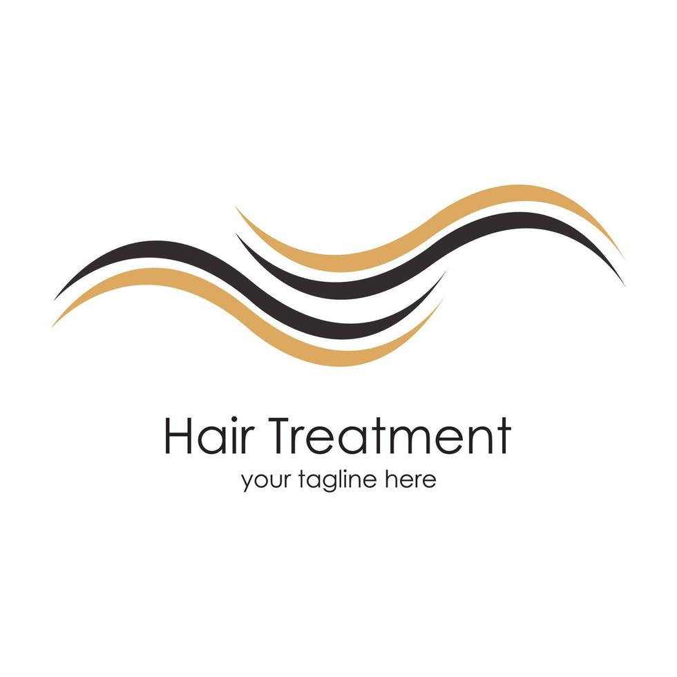 Hair treatments vector icon Illustration design template.