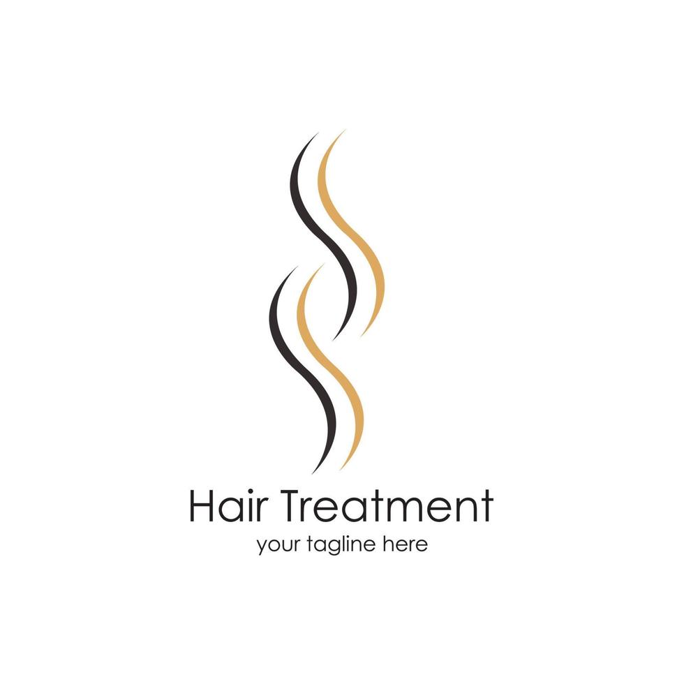 Hair treatments vector icon Illustration design template.